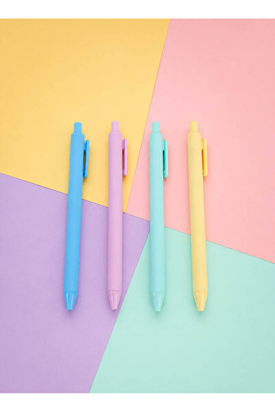 Midi Set of Markers Press-On Pens Color Pastel Colors-4 Pieces