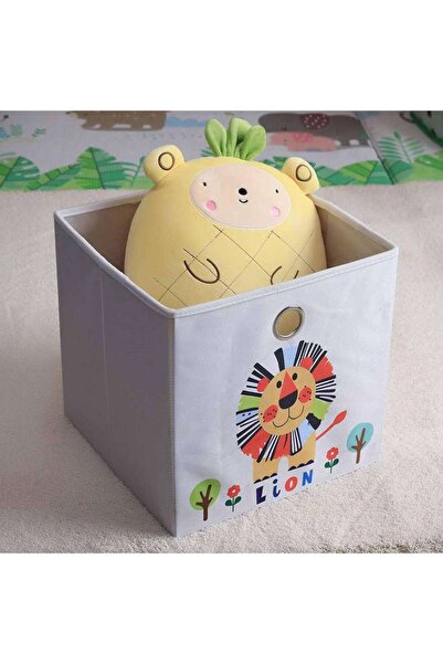PAN HOME Lion Storage Box 33x33x33 Cm - Beige
