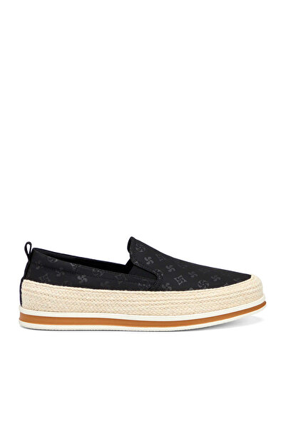 Tergan Siyah Tekstil Erkek Casual Ayakkabı - E26I1AY57590-I46