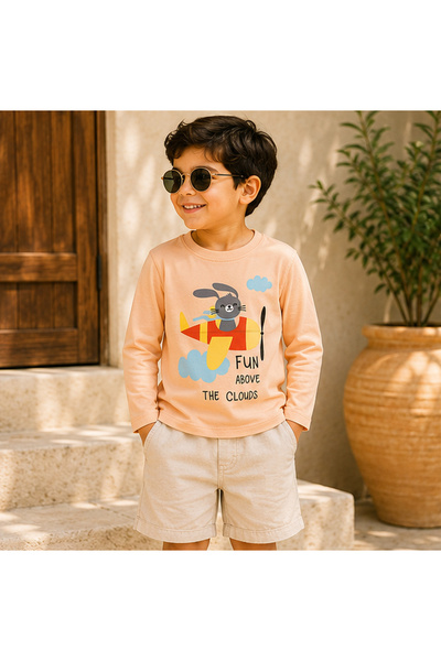 ETEN Boys Graphic T Shirt L/S, 12M
