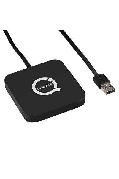 OEM Mini Βάση Ασύρματης Φόρτισης Τεχνολογίας Qi (F1-BLK) -