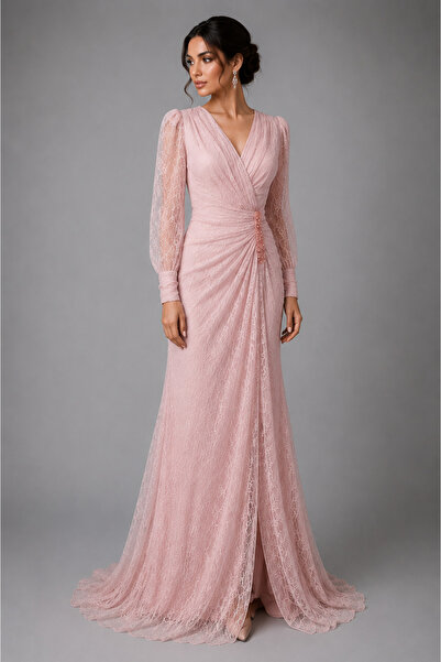 Queens dresses Long Sleeve Lace Dress