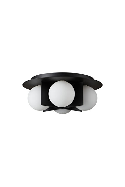 ARlight Ccc 551 Bk Πλαφονιερα μεταλλικη Βαση Μαυρη με 4 Μπαλες 4xg9 0064218