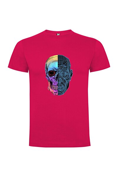 iLovePrints Cyber Skull Portrait Tshirt