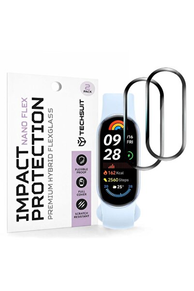 Techsuit Νάνο Φλεξ (σετ 2 τεμαχίων) - Xiaomi Mi Band 9 / 9 NFC - Μαύρο