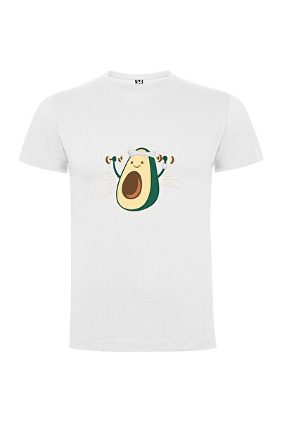 iLovePrints Avocado Power Plate Tshirt