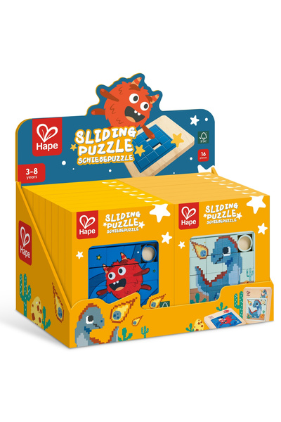 Hape Jucarie - Puzzle glisant varsta 3 ani+,6 ani+,8 ani+