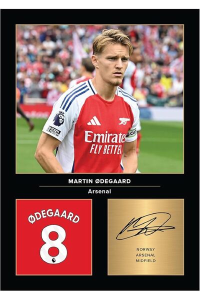 ESSESORIES Icons Martin Ødegaard Signed A4 Printed Photo Picture Display Post...