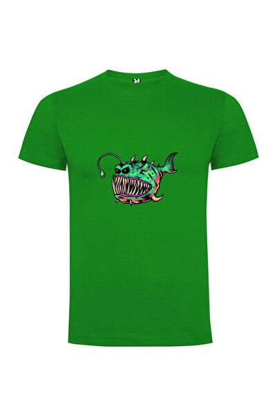 iLovePrints Monstrous Angler Illustration Tshirt