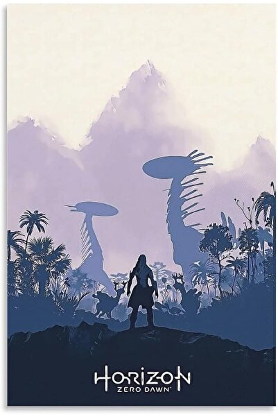 ESSESORIES ملصق جداري لاصق ذاتيًا لديكور الغرفة من ENYPOLIS Horizon Zero Dawn