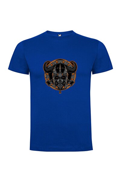 iLovePrints Horned Cyber Viking Tshirt