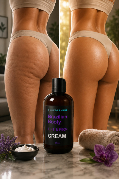 Puredermine Brazilian Booty Lift & Firm Cream – Firming and Plumping Moisturi...
