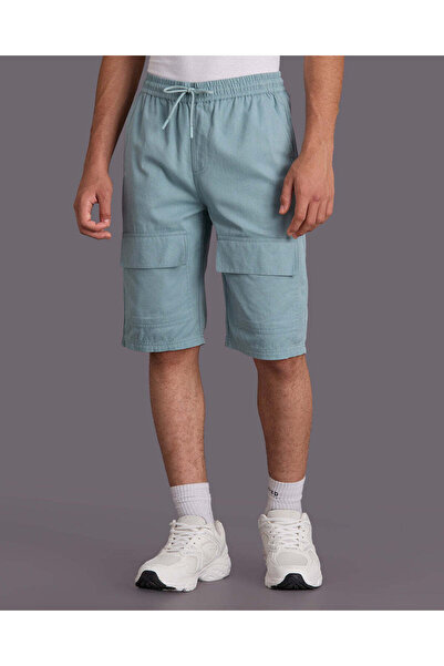 REDTAG شورت كارجو أزرق للأولاد الكبار