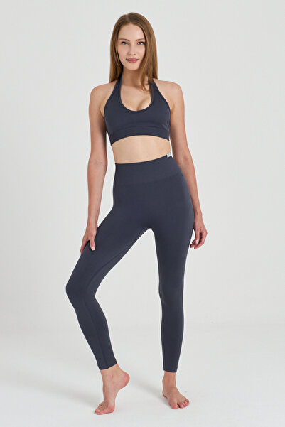 CLOSSHE Kadın Yüksek Bel Push Up Toparlayıcı Dikişsiz Seamless Spor Taytı Ve ...