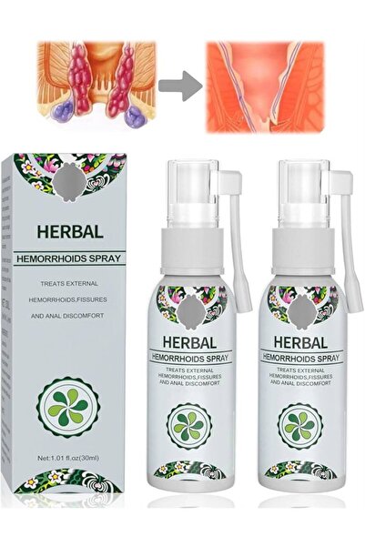 JDLYEVER Herbal Hemorrhoids Spray for Soothing Relief 30ml