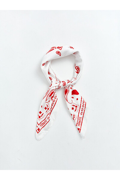 LC Waikiki Quality Pieces from Çelebi Store Women's Bandana with Turkey Print