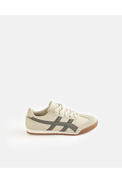 REDTAG Boys Beige Retro Sneakers