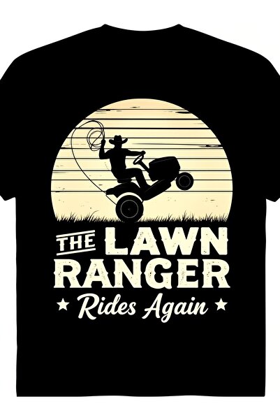 LİNA06 تي شيرت رجالي/نسائي صيفي 2026 بتصميم The Ranger Rides Again، قصير الأك...