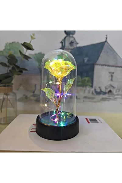 Choice10 YellowColored light Rose Light Beautiful Realistic Looking Night Lig...
