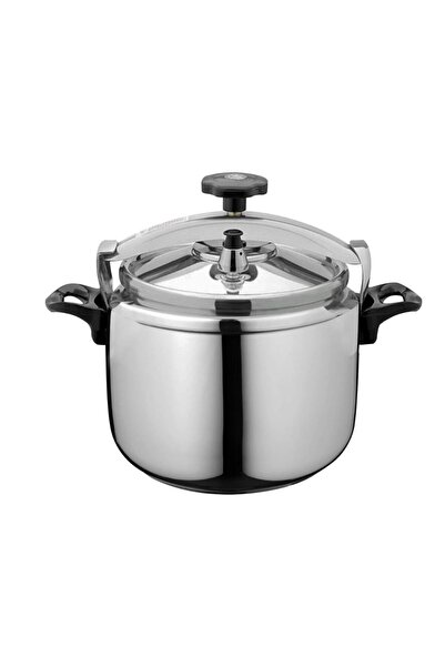 Blackstone Pressure Cooker Eco, 7L Silver Aluminium Pressure Cooker with Lid ...