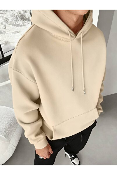 luci sports 3 Yarn Unisex Oversize Hooded Sweatshirt