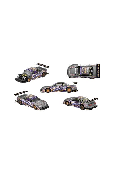 mini gt Nissan Silvia S13-R KAIDO DRIFT V1 Mașină model la scară 1:64 KHMG235
