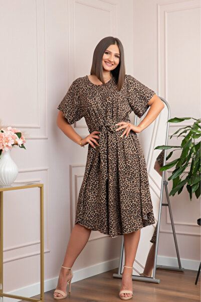 OEM Rochie eleganta Jade cu animal print - Zanzibar Spice