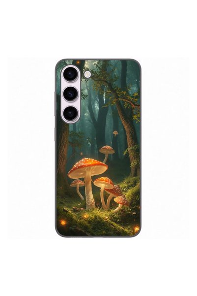 OEM Θήκη συμβατή με Samsung Galaxy S23 από σιλικόνη gel TPU με σχέδιο Φωσφορί...