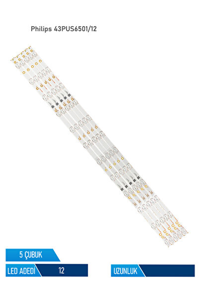 Philips 43PUS6501/12 5 Parca 43 inc Tv Led Bar