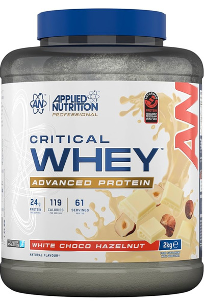 applied nutrition Critical Whey Protein 2kg Ciocolată albă cu alune de pădure