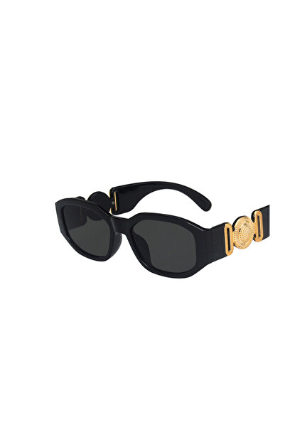 Choice4 C1 Small Polygon Square Black Sunglasses for Women Fashion Brand Grad...