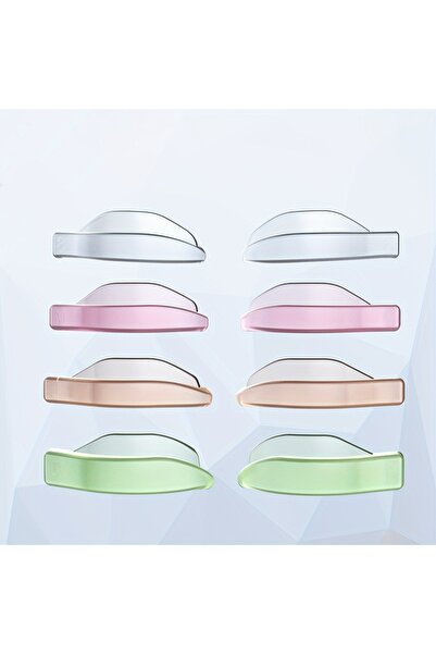 Choice 4 Pairs Lash Lift Silicone Pads, Jelly Style Self-Adhesive Eyelash Per...