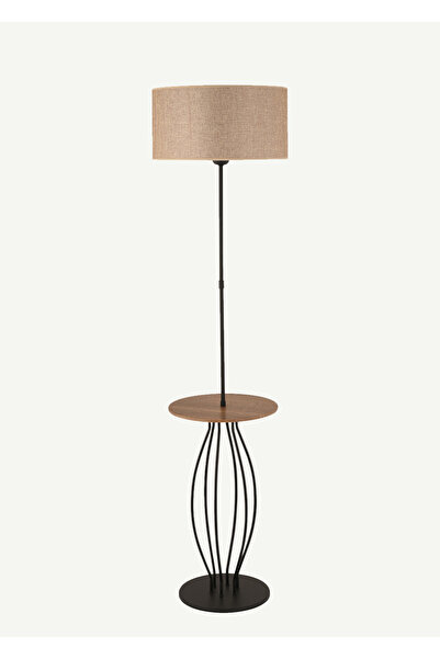 Bella Maison Jeremy Sehpalı Lambader Siyah (35x153 cm)