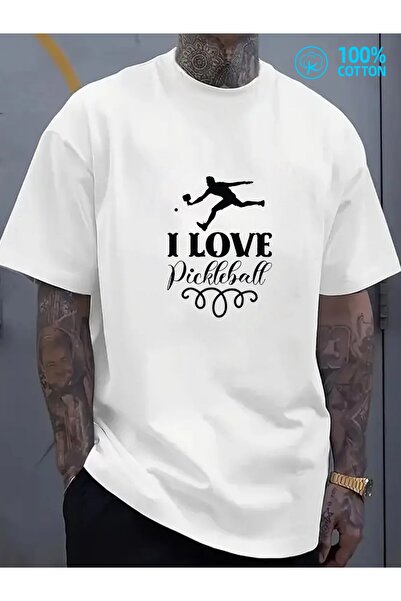 NOURAM تي شيرت Pickleball Love من Comfort Colors، تي شيرتات مضحكة للرجال، 180...