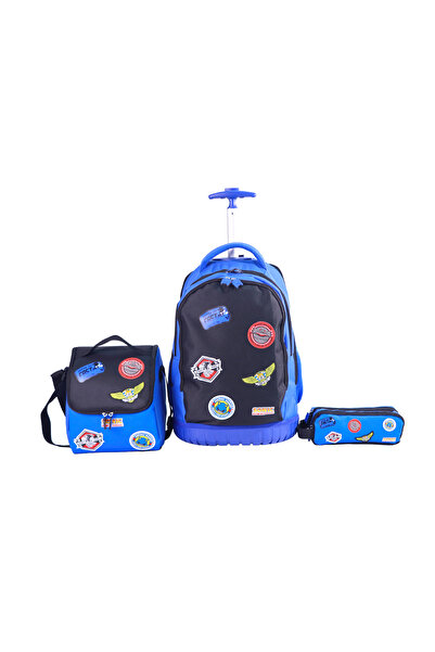 Moon Licensed SONIC the Hedgehog 3-in-1 Kids Trolley Backpack Set - (18-Inch)...