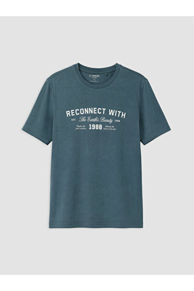 LC Waikiki Tricou bărbătesc imprimat cu guler rotund