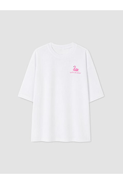 LC Waikiki Loose Fit Printed Girls' T-Shirt