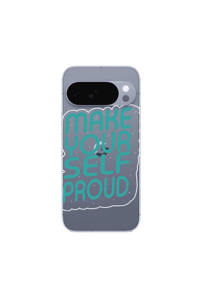 Other Google Pixel 10 Pro Make Your Self Proud Transparent Silicone TPU Θήκη