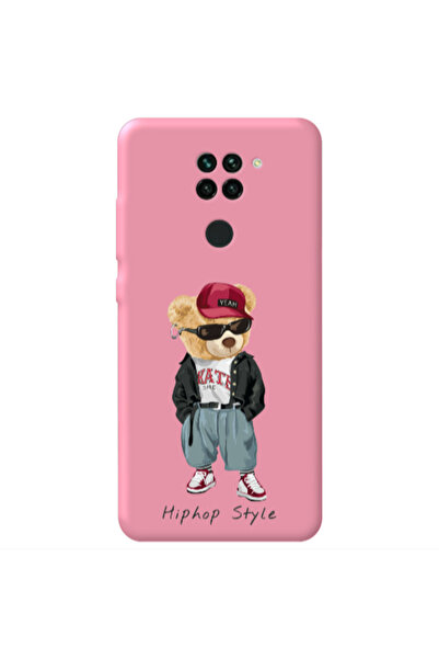 Other Xiaomi Redmi Note 9 Hip hop style Pink Colored Silicone TPU Θήκη