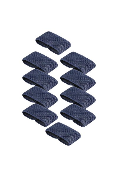 Choice Dark Blue 10x Elastic Belt Keepers Webbing Holder Strap Organizer Nylo...