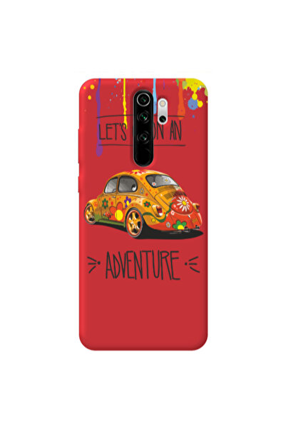 Other Xiaomi Redmi Note 8 Pro Adventure Red Colored Silicone TPU Θήκη
