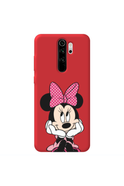 Other Xiaomi Redmi Note 8 Pro Minnie 2 Red Colored Silicone TPU Θήκη