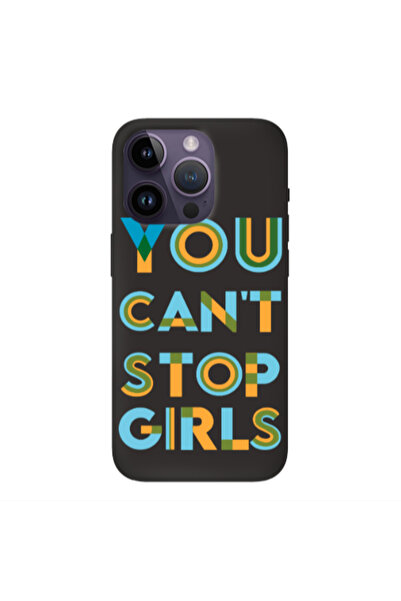 Other Apple iPhone 14 Pro Max You Cant Stop Girls Black Colored Silicone TPU ...