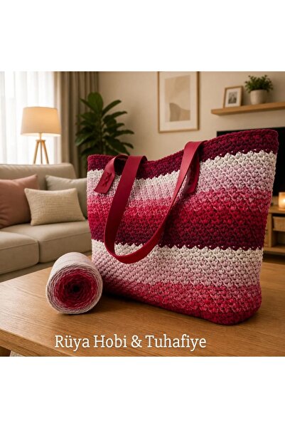 rüya hobi Batik Cotton Makrome Degrade Makrome İp Çanta-Supla-Paspas İpi 250 ...