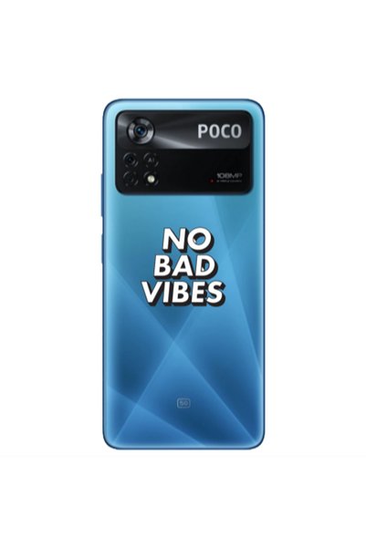Other Xiaomi Poco X4 Pro No bad vibes Transparent Silicone TPU Θήκη