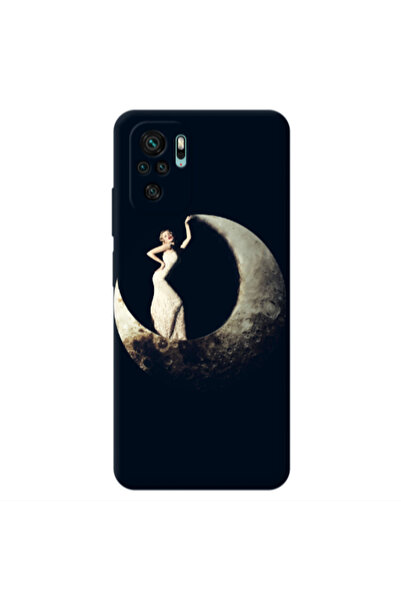 Other Xiaomi Redmi Note 10S Woman in moon Transparent Silicone TPU Θήκη