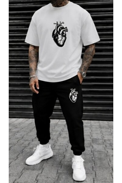 bellanova Unisex Oversize Σετ με Σορτς και Κοντομάνικο T-shirt, Άνετη Εφαρμογ...