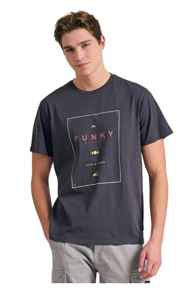 Funky Buddha T-Shirt FBM011-097-04 – Anthracite - s