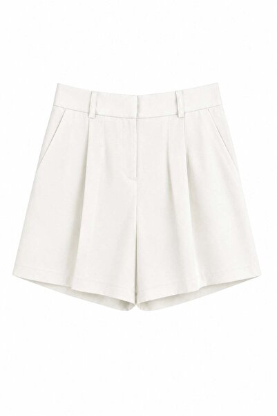 elif teke Pocketed Shorts Ecru