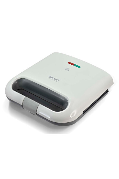 Bruno τοστιέρα BRN-0164, 2 θέσεων, 800W, αντικολλητικές πλάκες, λευκή